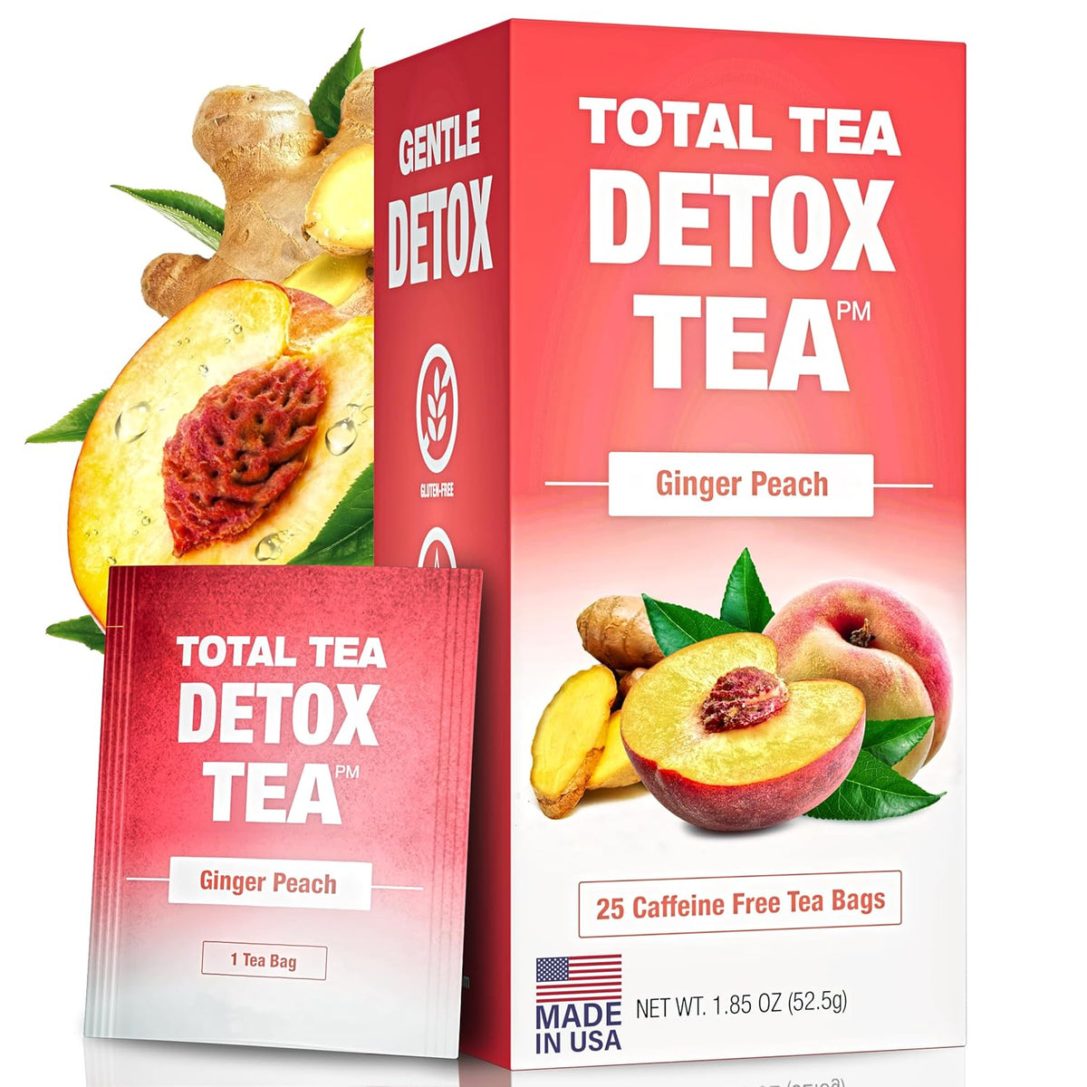 Total Tea Ginger Peach Detox – North Carolina Weight & Wellness