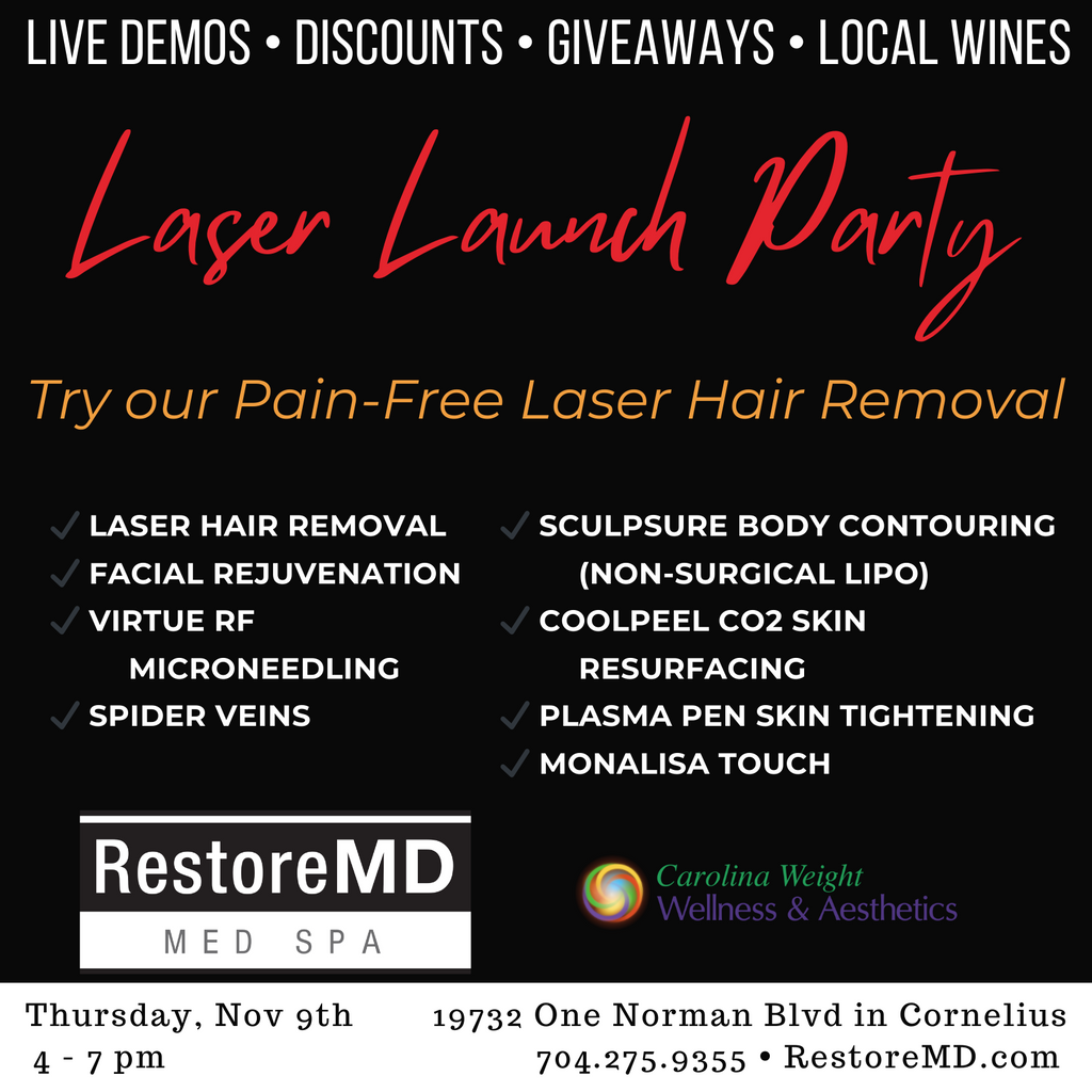 Laser Launch Party in Lake Norman!