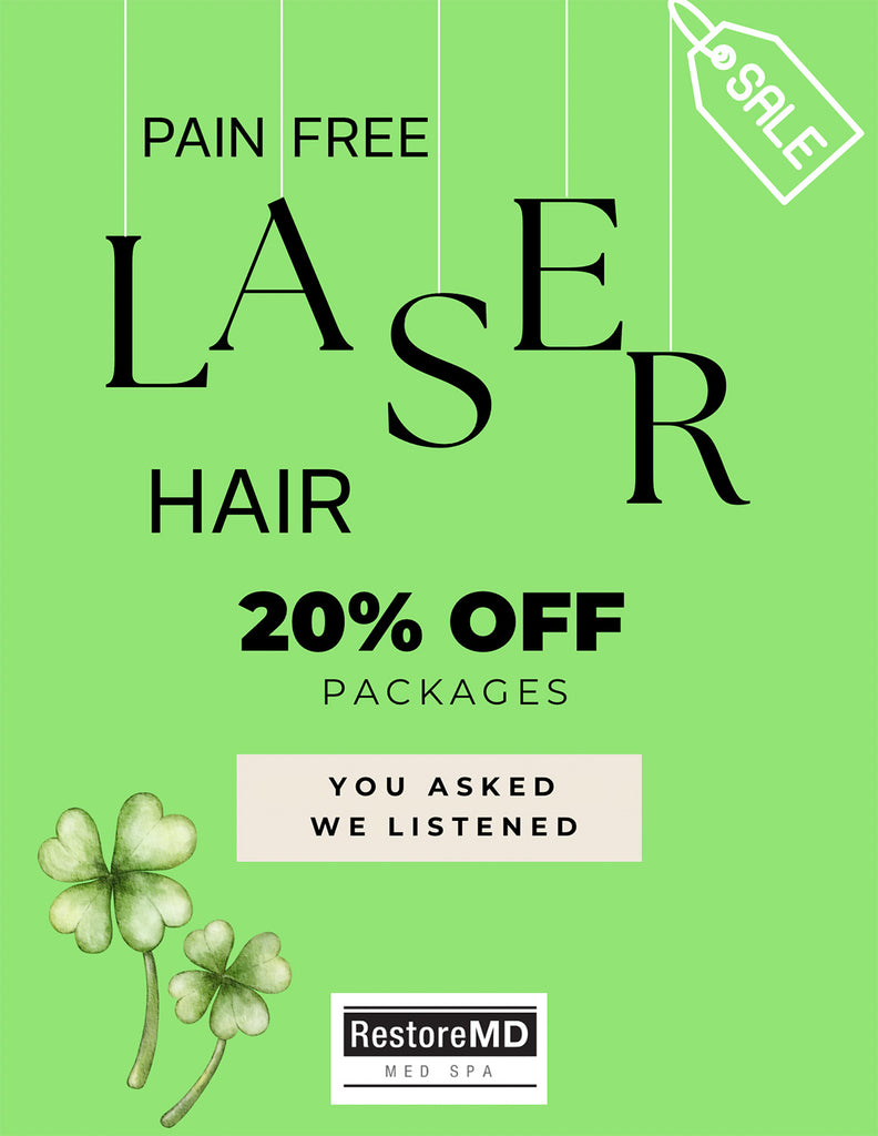20% Off Pain Free Laser Hair Packages