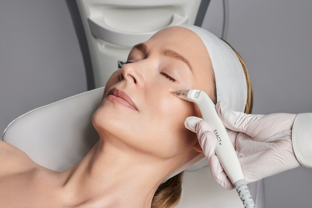 RF Microneedling Treatment to Face